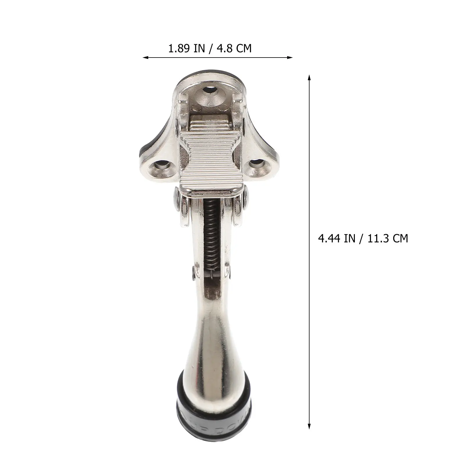 Foot Operated Adjustable Door Stopper Semi-Automatic Kickdown Holder for Bottom of Door Commercial Residential Heavy Duty