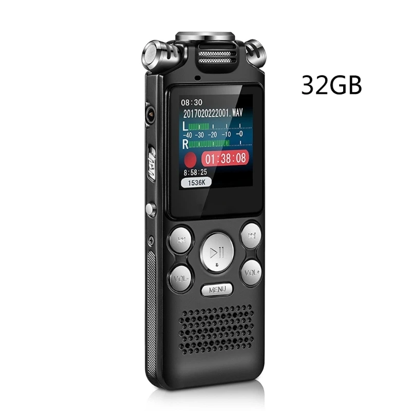 E9LB Professional Digital Voice Recorder 8/16/32GB Long Distance Recording