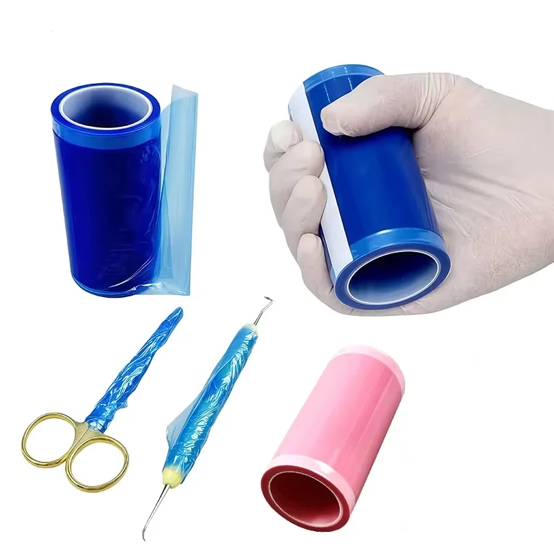 100sheets/roll Disposable Tattoo Barrier Film Dental Dental Barrier Film Protect Tape Barrier Anti-fouling Film Waterproof Film