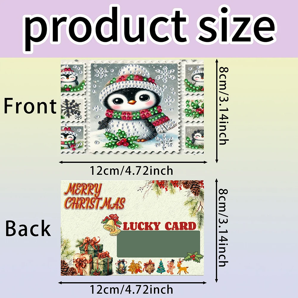 

10 шт. DIY алмазные художественные скретч-карты с кристаллами, многофункциональные скретч-карты со стразами, частичная дрель, подходит для вечеринки, подарка