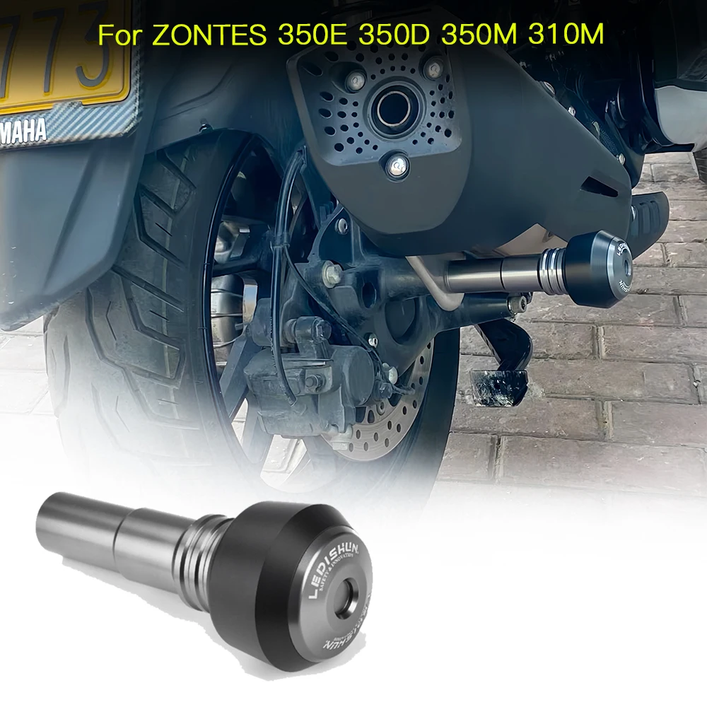 Motorcycle accessories Exhaust Falling Protection Stick Frame Crash Anti-Fall Sliders Compatible with ZONTES 350M 350E 350D 310M