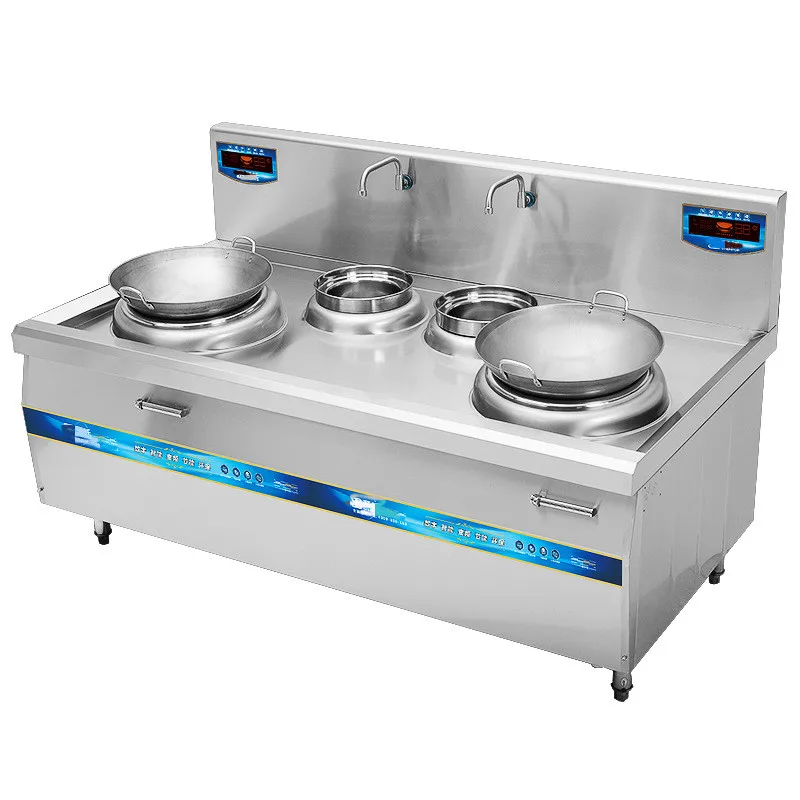 

Индукционная плита YIUAN с двумя конфорками для ресторанов, отелей и коммерческого использования, оптовая цена, горячая распродажа