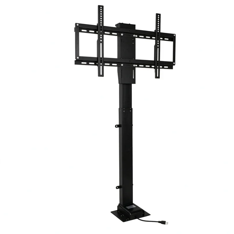 Hot Sale 32-70 Inch Motorized TV Lift Stand Remote Voice Control Hidden Cabinet TV Bracket VESA 600x400 Load 60kg