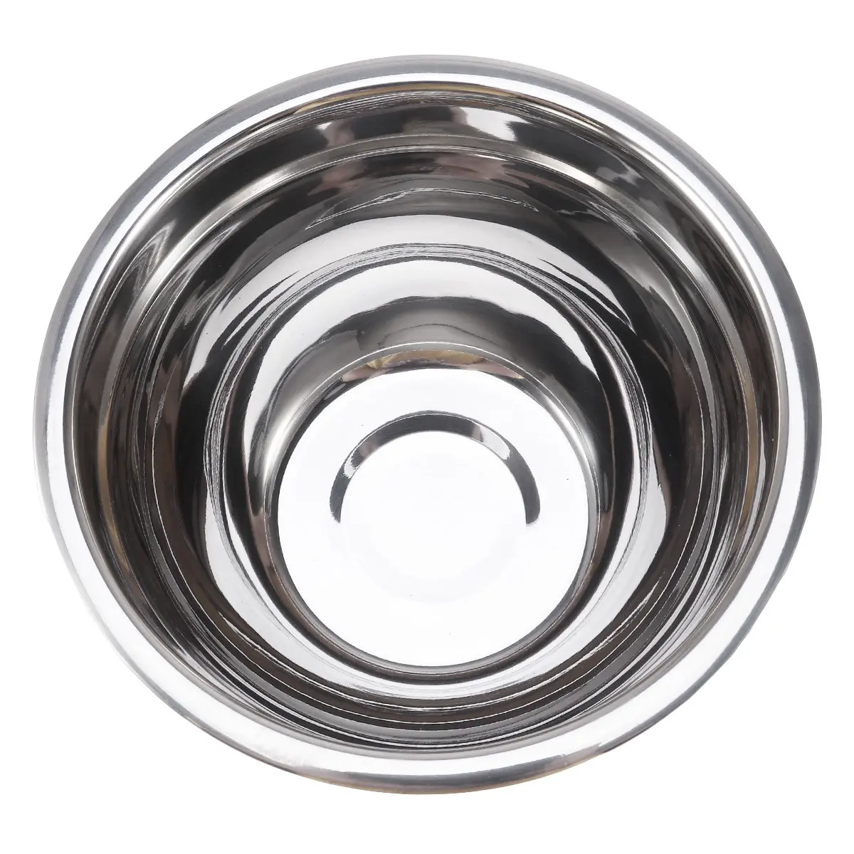 Edelstahl-Rührschüssel, 24 cm Tiefe, für Salat, Reis, Gemüse, Gewürze, Obst, Eier, zum Schlagen, für Küche, Haushalt und Restaurant