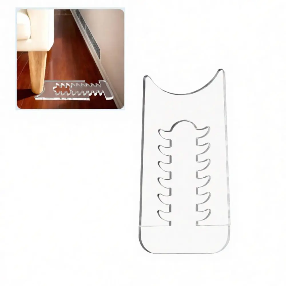 Anti Slip Furniture Wall Spacer Acrylic Protector Adjustable Fireproof Buffer Transparent Shield Home Safety Gadget