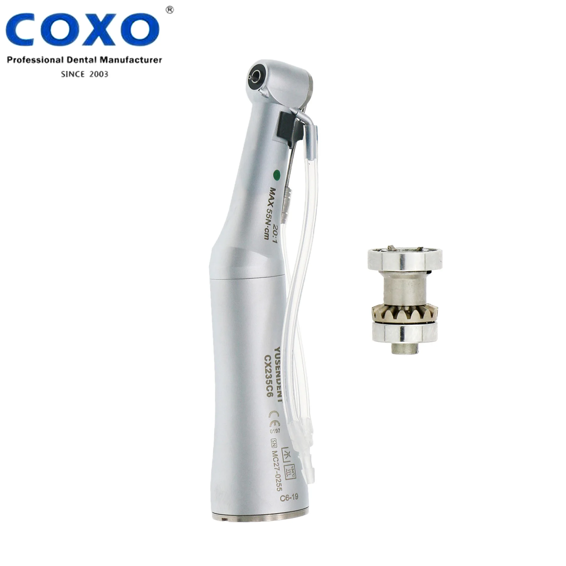 COXO CX235 C6-19 Dental 20:1 Implant Surgery Contra Angle Low Speed Handpiece