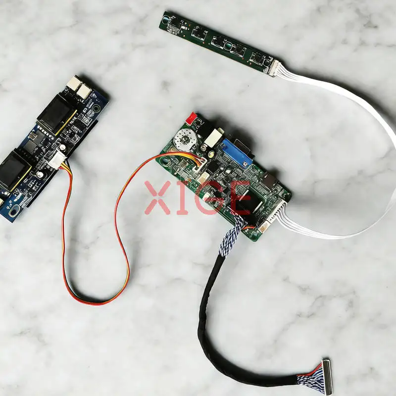 

Плата контроллера привода ЖК-дисплея подходит для M236H1 M236MWF1 M240HW01 HT236F01 VGA + HDMI 30-контактный LVDS 1920x1080 1920*1080 4-CCFL Kit DIY