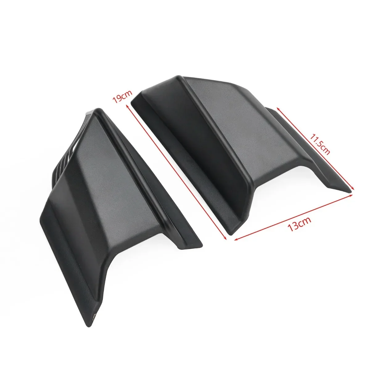 For HONDA ADV-150 2019-2022 Black U 1 Pair Motorcycle Body Winglet Side Deflector Air Wing Spoiler