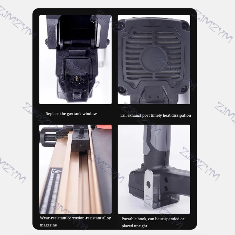 Multi Functional Gas Gun Nail Gun Gas Nail Gun Electric Steel Nail Grabbing Water Electrician Ceiling Concrete Special Nail Gun