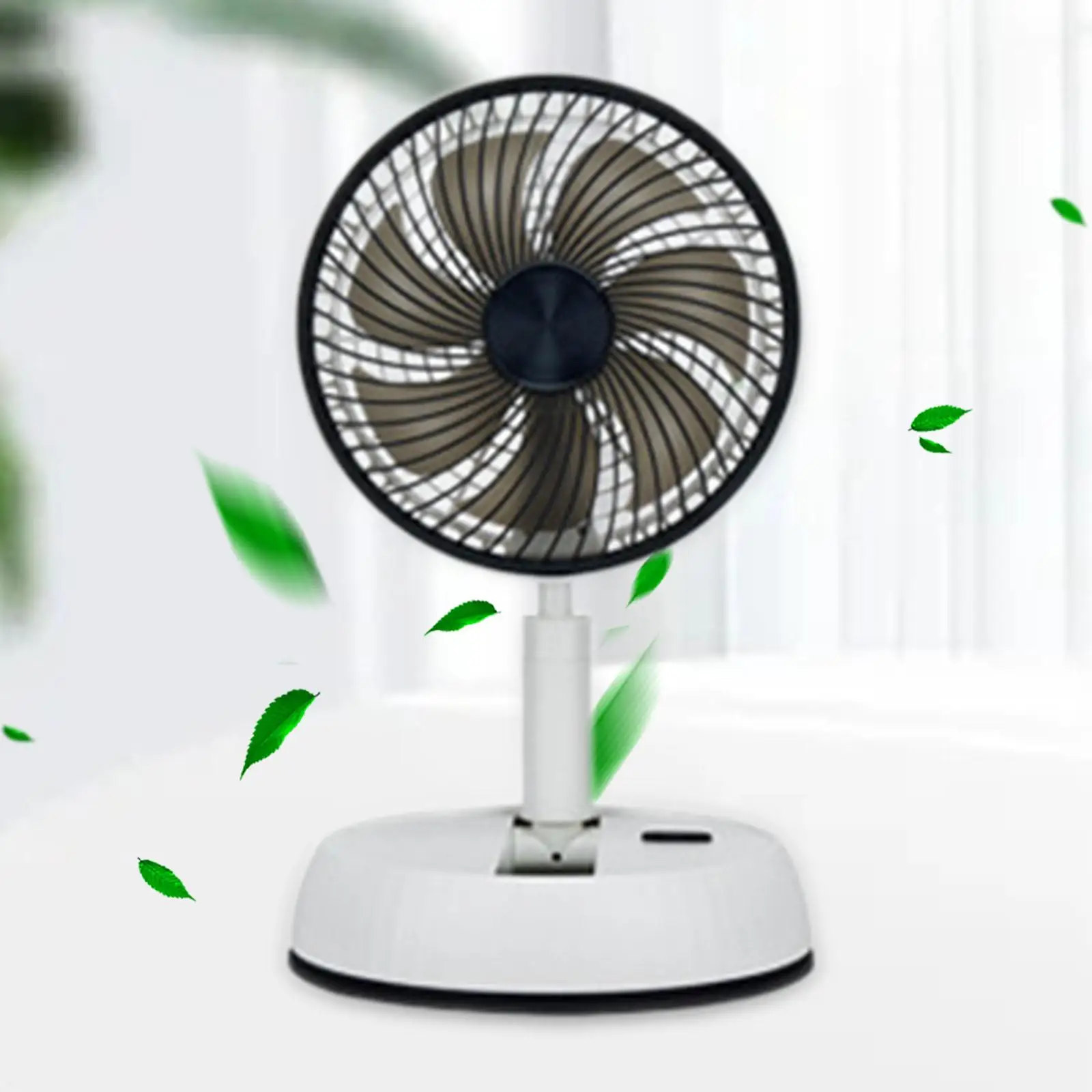 Portable Desk Fan Portable Fold Fan Quiet 3 Speeds USB Powered Personal Fan Travel Fan for Office Kitchen Camping