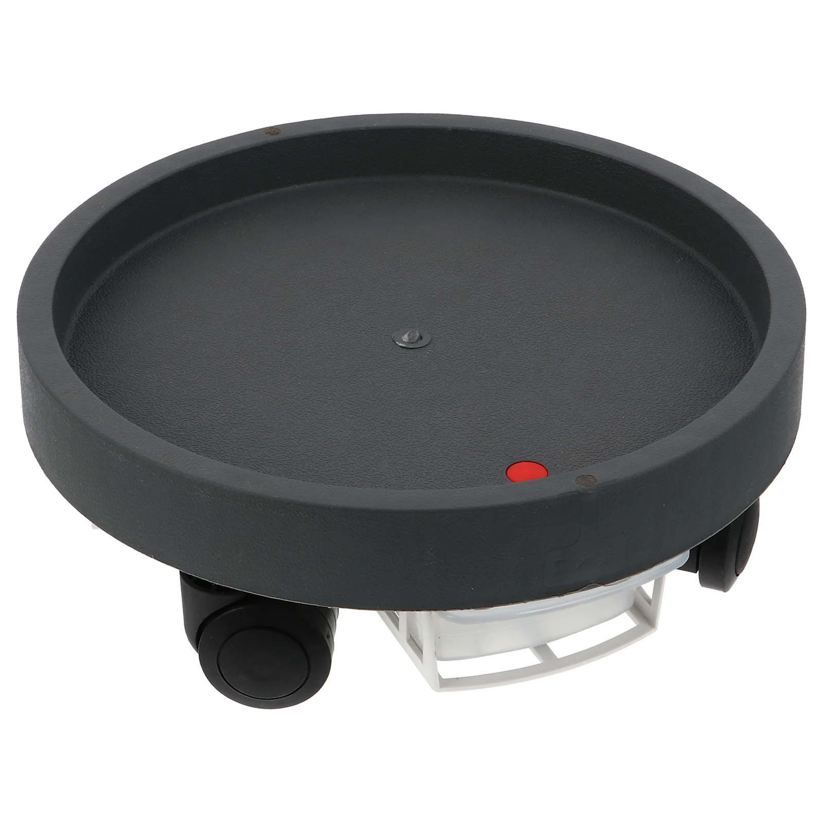 Carro para plantas resistente, ruedas de paleta, soporte para maceta fácil de mover, ruedas duraderas para macetero, plástico grueso para interiores