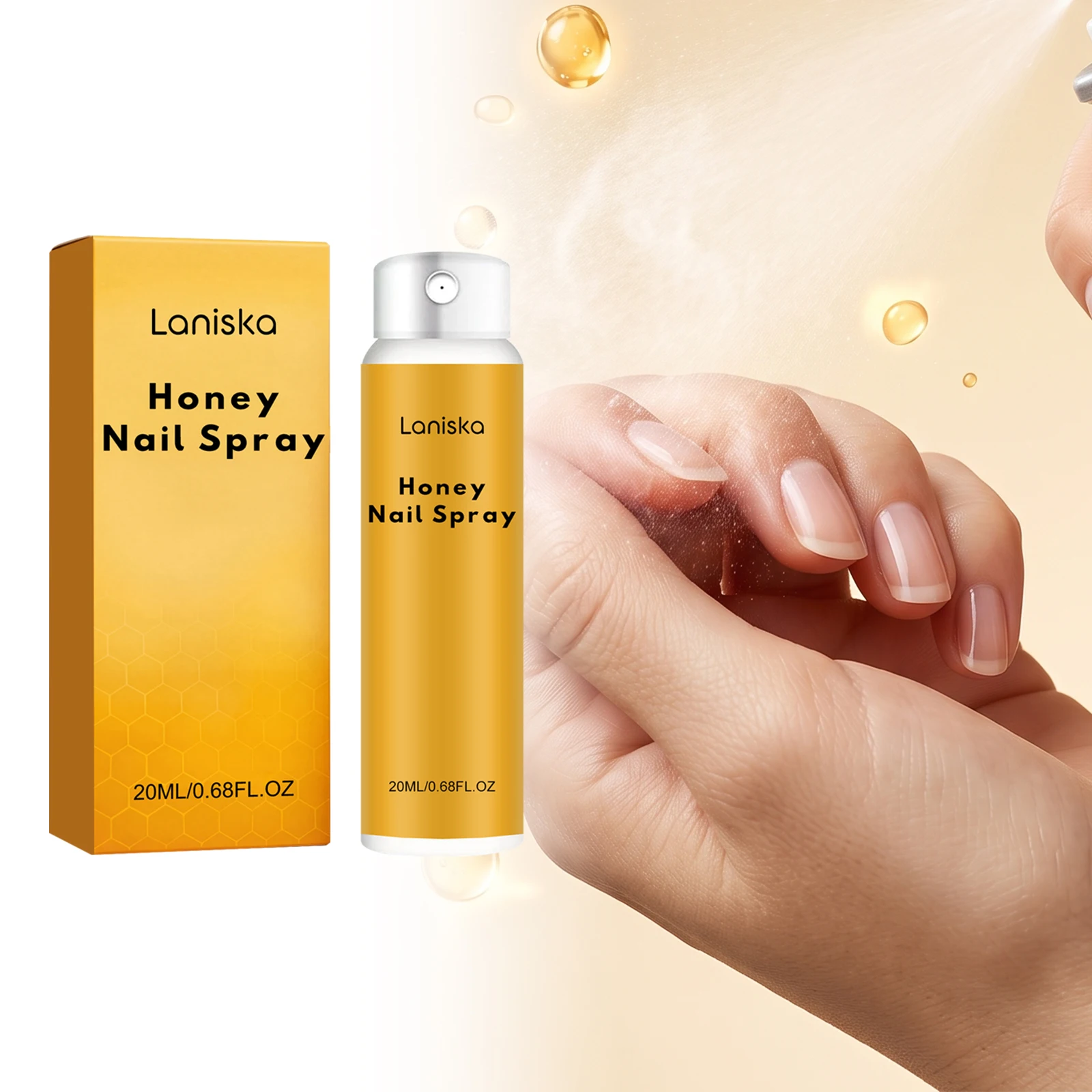 Honey Nail Spray Restore Gray Nail Onychomycosis Paronychia Removal Smooth Damaged Nails Cuticles Hand Foot Nail Care Spray
