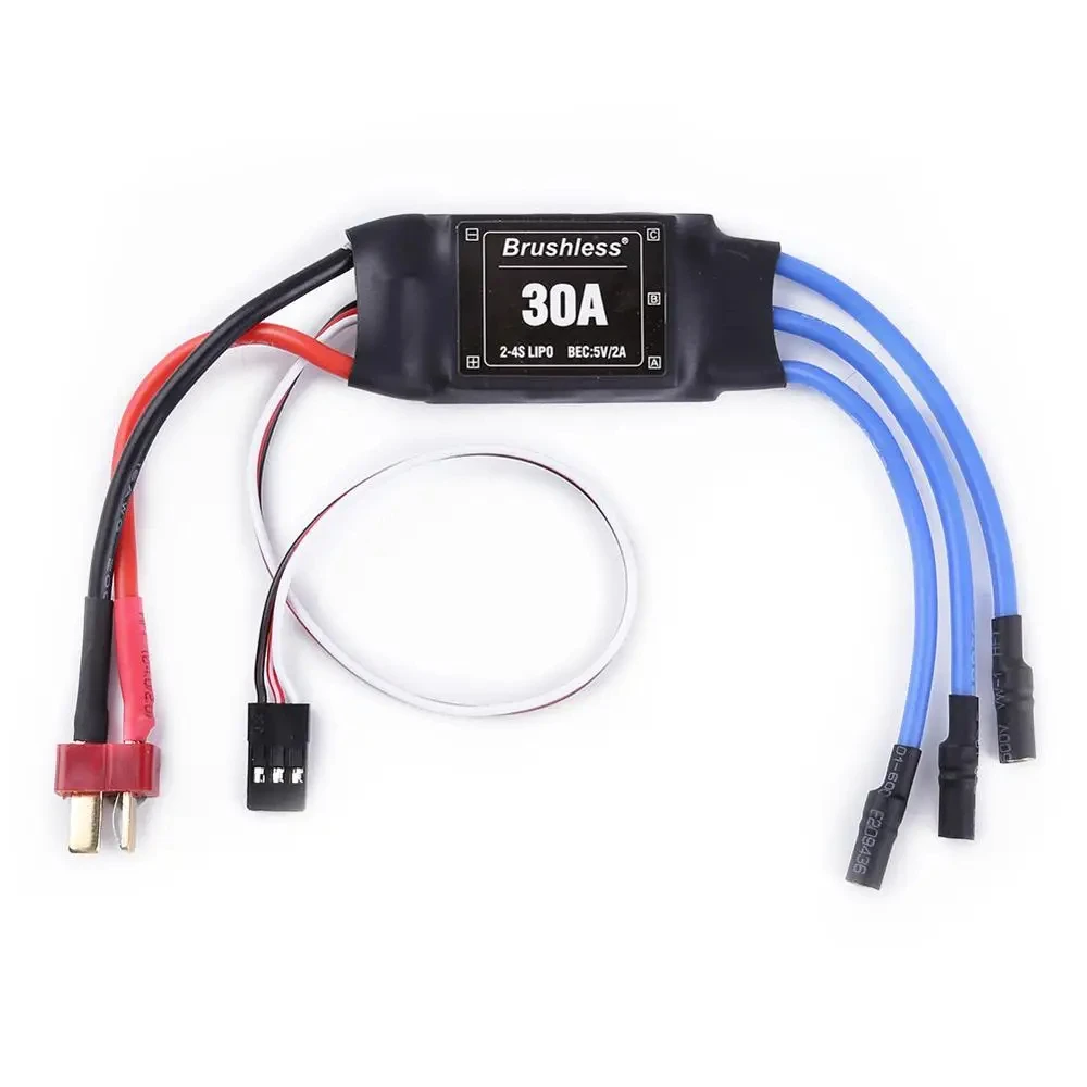 4pcs/lot Rc Brushless 30A ESC 2-4S Electric Speed Controller with 5V 2A BEC For Rc Multicopter helicopter
