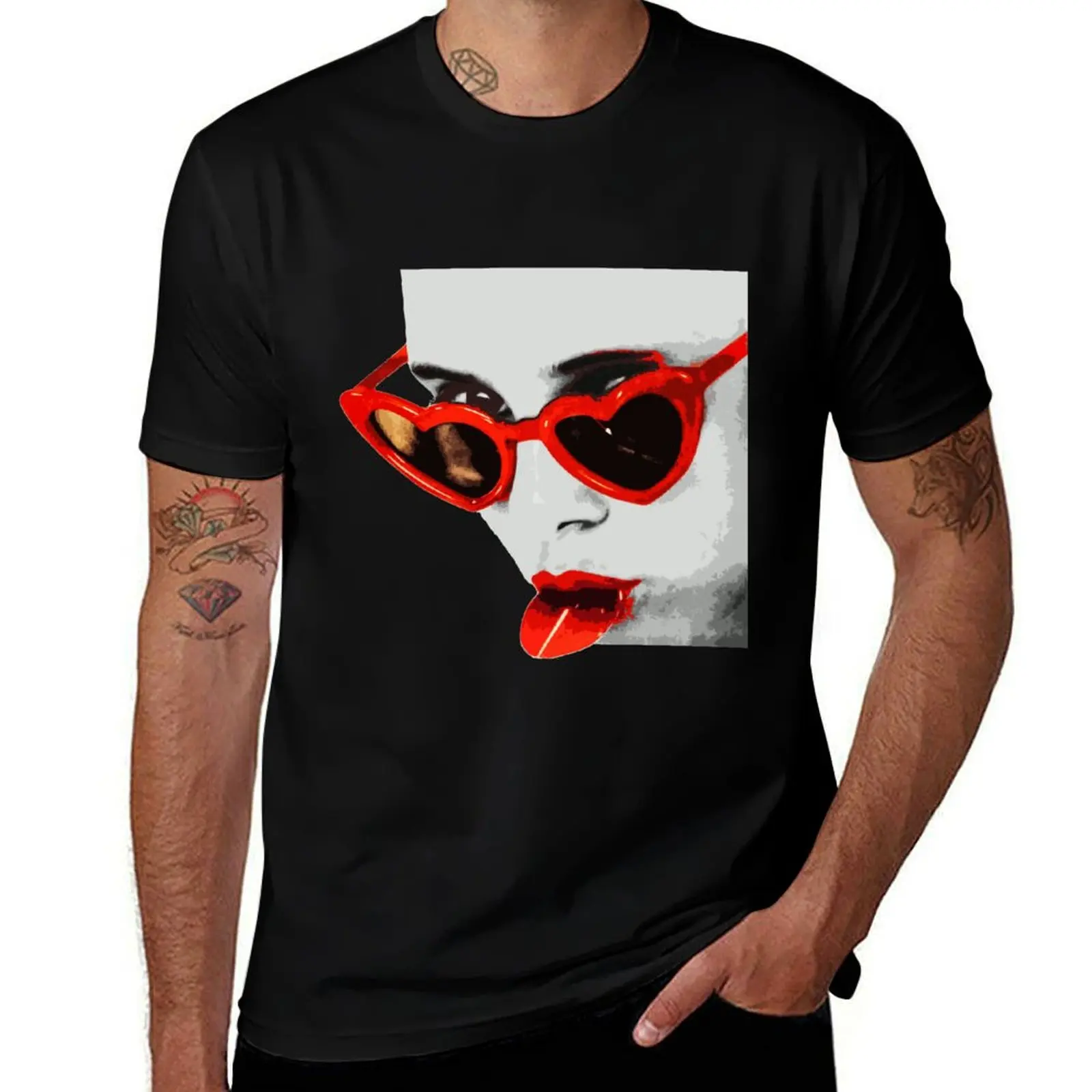 Lolita (1962) Sue Lyon - Stanley Kubrick T-Shirt Basic Solid Tee for Daily Use T-Shirt