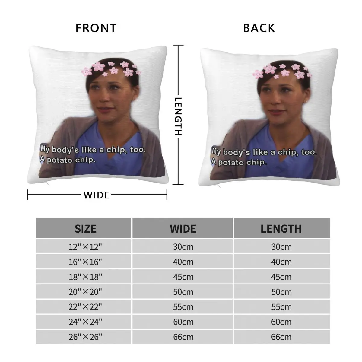 Ann Perkins Parks And Recreation Pillowcase Polyester Linen Velvet Printed Zip Decorative Room Cushion Cover