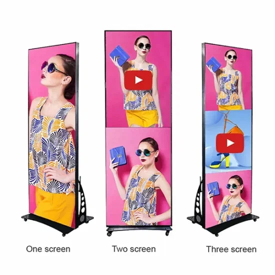 Pantalla Led de póster Digital para exteriores y interiores, pantalla Led P1.8 P2 P2.5 P3 4g Wifi Usb, póster de espejo móvil, pantalla Led