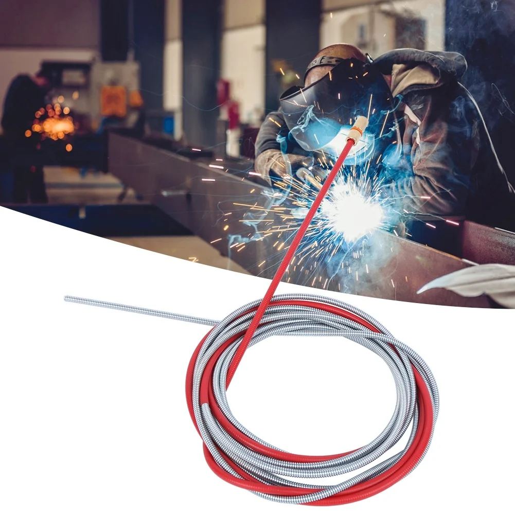 Welding Liner Hardware Accessory CO2 Weld Torch Accessory 5 Meter Aluminum Alloy Brass