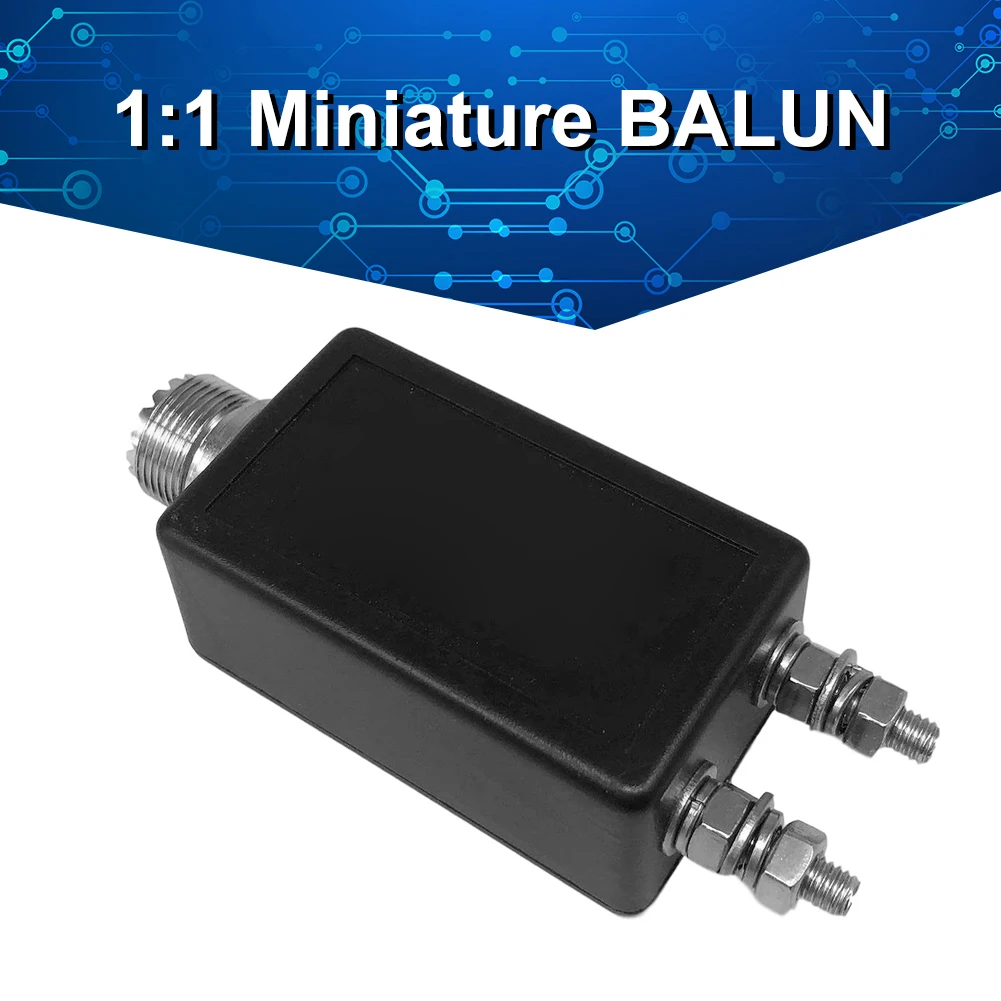 Compact en duurzaam 1 tot 1 en 1 tot 9 HF Mini Balun voor HF kortegolfantenne Perfect voor QRP-stations buitenshuis