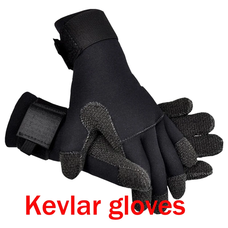 3MM/5mm Neoprene Anti-skid Gloves for Winter Diving, Swimming, Skiing, and Rock Climbing