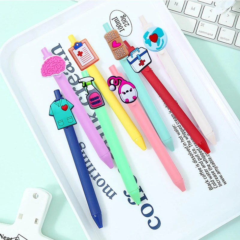 12Pcs Nurse Pens Cute Nursing Student Essentials Pens for Nurses Medical Assistants Students Workers Office Appreciation Gifts