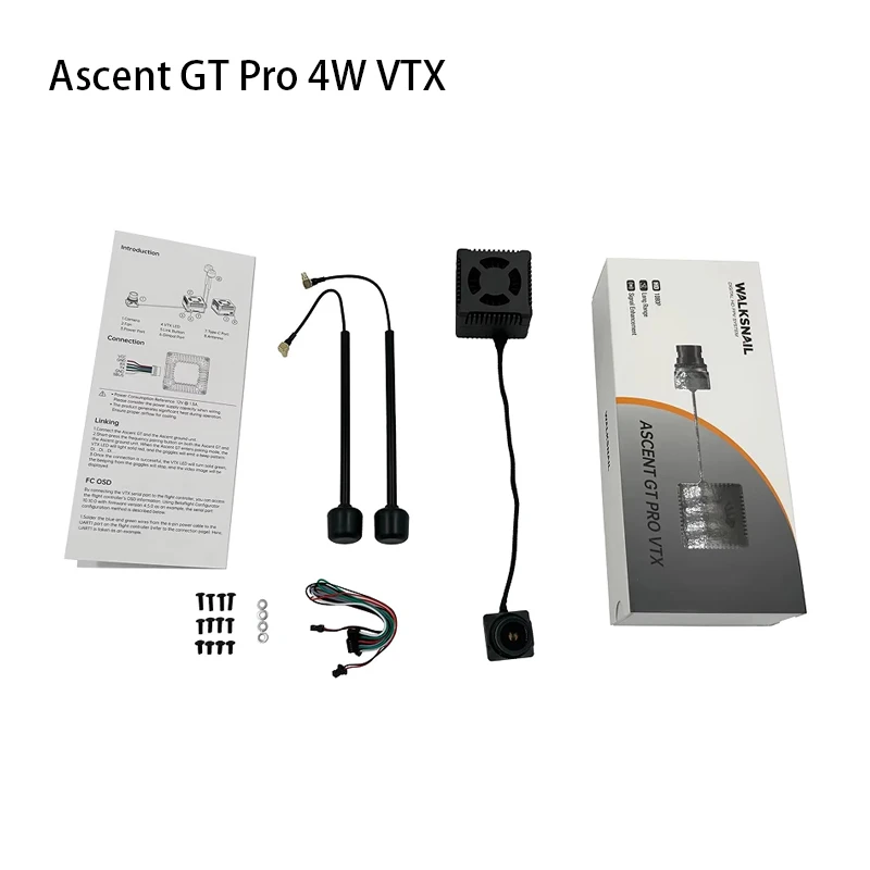 CADDXFPV Walksnail Ascent GT Pro 4W VTX VRX Digital HD FPV Video Transmission System Long Range Racing Drone