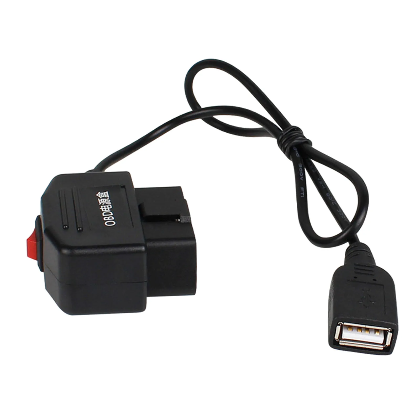 OBD Hardwire Set USB Cable USB Female Adapter 24Hours Parking Two Mode 20cm Wire Accessory Parts for cam