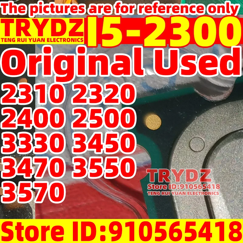1pcs Original Used I5-2300 2310 2320 2400 2500 3330 3450 3470 3550 3570 I5