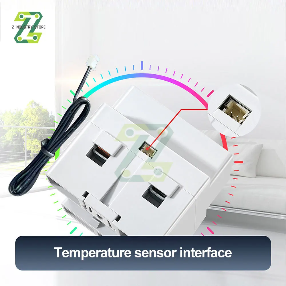 AC170-300V cyfrowy miernik energii WIFI Din Rail