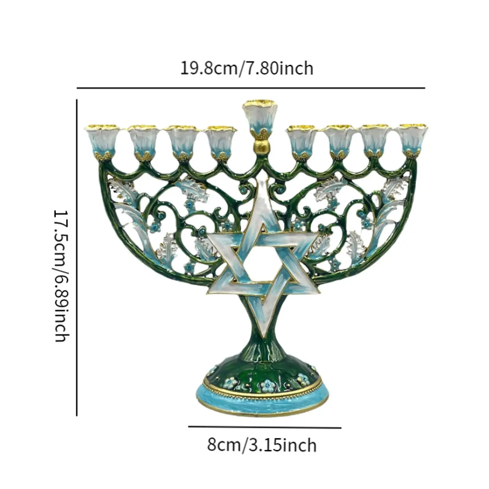 Candle Display Holder Decorative Candle Stand for Home Wedding Tabletop