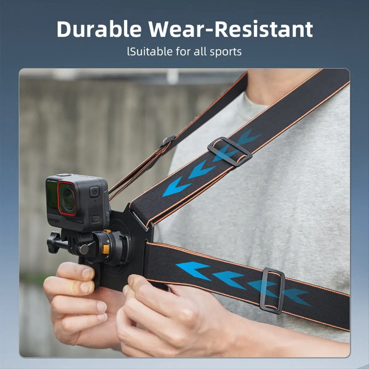 Chest Strap Mount for Action Camera Harness Support Holder Camera chest strap Nylon+ABS