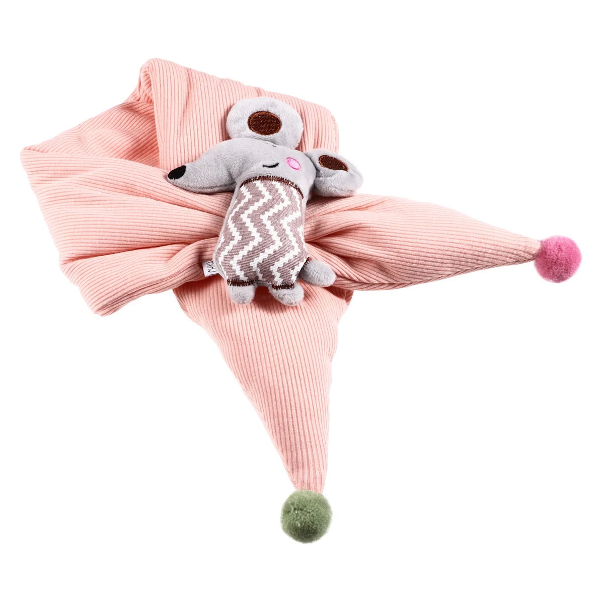 

Baby Cartoon Little Mouse Pale Scarf Winter Warm Soft Cold Protection Children's Casual Autumn Birthday Gift