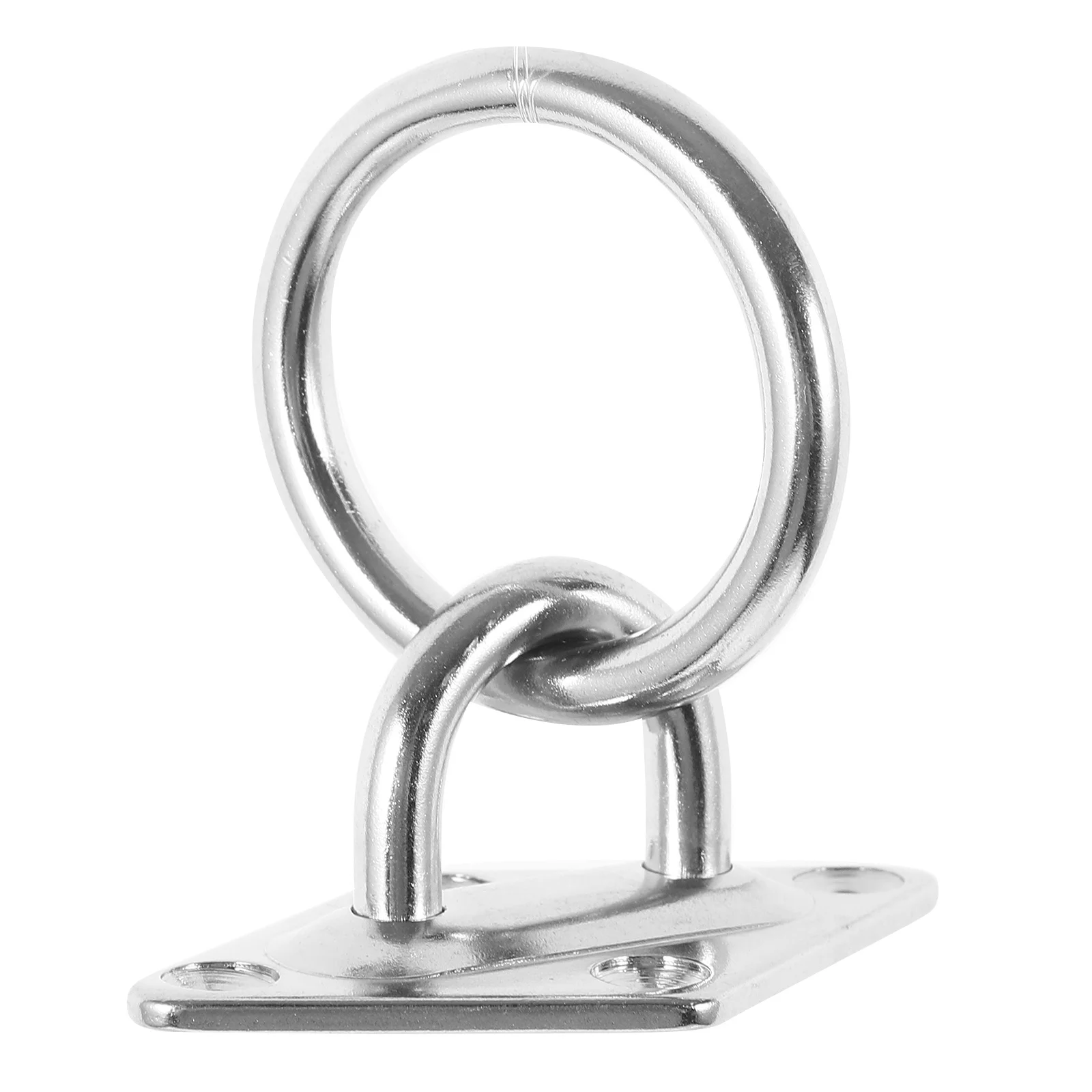 

Stainless Steel Tow Hook O Ring Bracket Trailer Truck Bed Tie Down Anchor Heavy Duty Surface Mount Car Accessories Tool