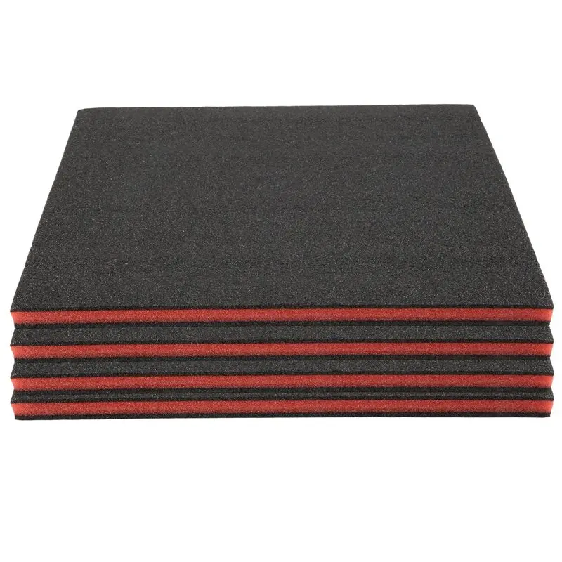 【新品！a93g】ポリエチレン製ツールボックスライナーシート-4パックフォームインサート-18-x-13-x-1インチ-ケースオーガナイザー