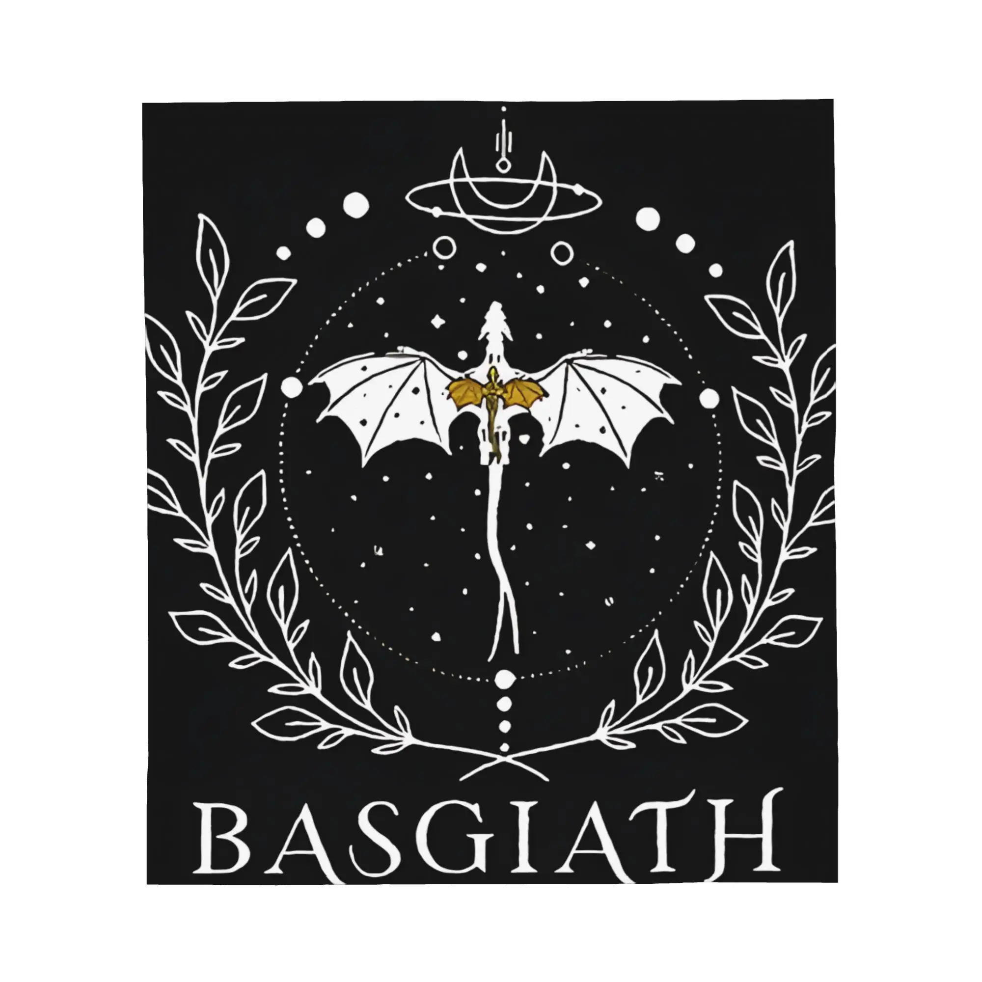1PC Fourth Wing Basgiath Two Sided Romantasy Dragons Yarros Blanket Throw Blanket Novelty Warm Blanket All Season Gift