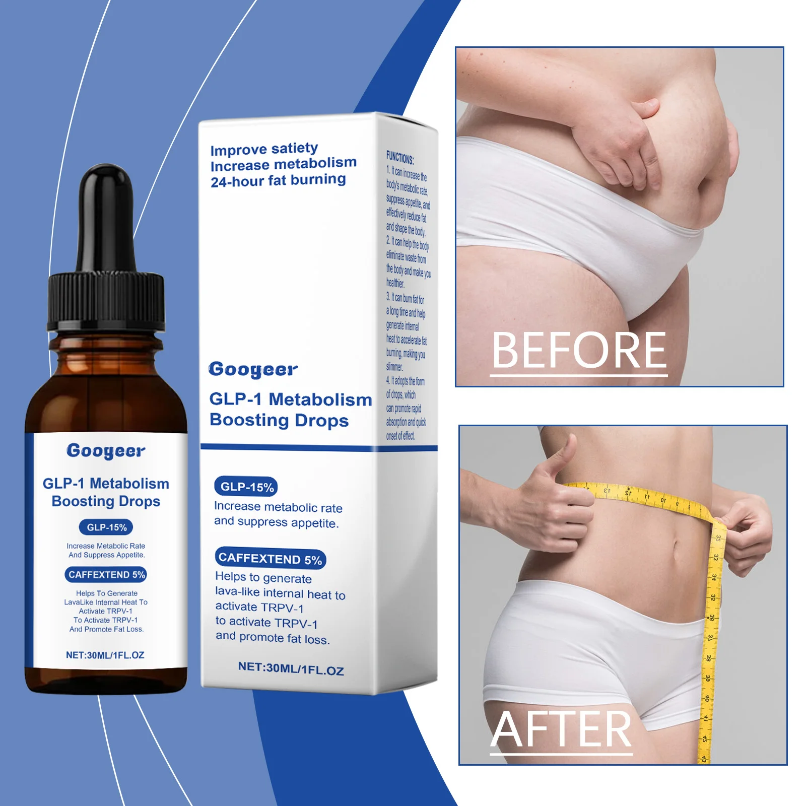 قطرات الصحة التمثيلية لتخفيف الوزن، مكمل غذائي، مستخلص سائل للبالغين، مكمل صحي طبيعي عشبي #2