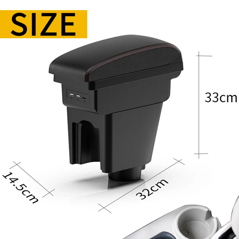 For Chevrolet Aveo T200 T250 T255 special car armrest box center console armrest storage box interior details modified usb