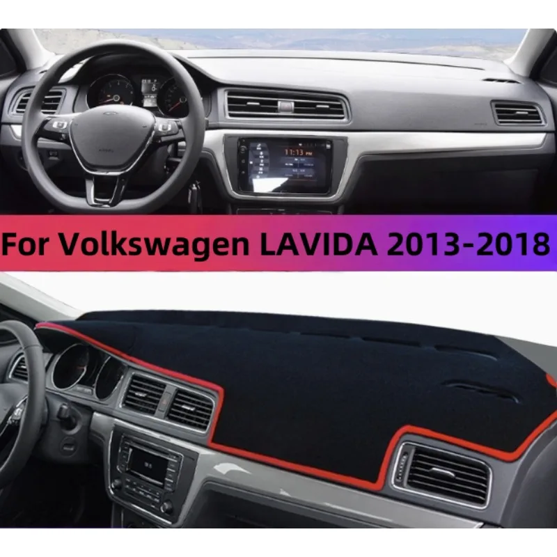 

For ‌Volkswagen LAVIDA 2013-2019 Car Dashboard Cover Avoid Light Pad Instrument Platform Cover Mat Carpet Accessories