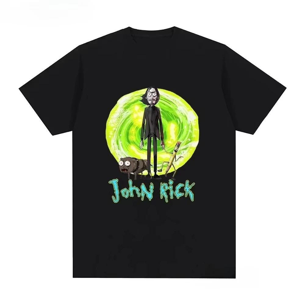 

Забавная футболка John Wick Harajuku, уличная одежда, футболка с рисунком для влюбленных, эстетичная футболка в стиле ретро, удобный женский топ