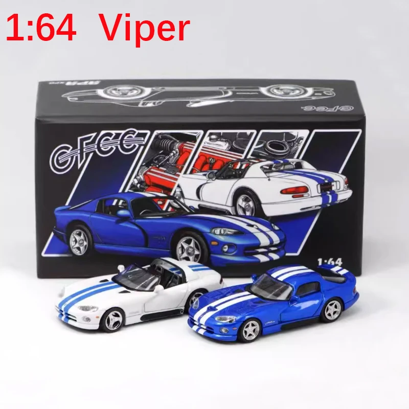 

Литая под давлением оригинальная модель из сплава Viper в масштабе 1:64, имитация классического украшения, хобби, сувениры, коллекция подарков, статический дисплей