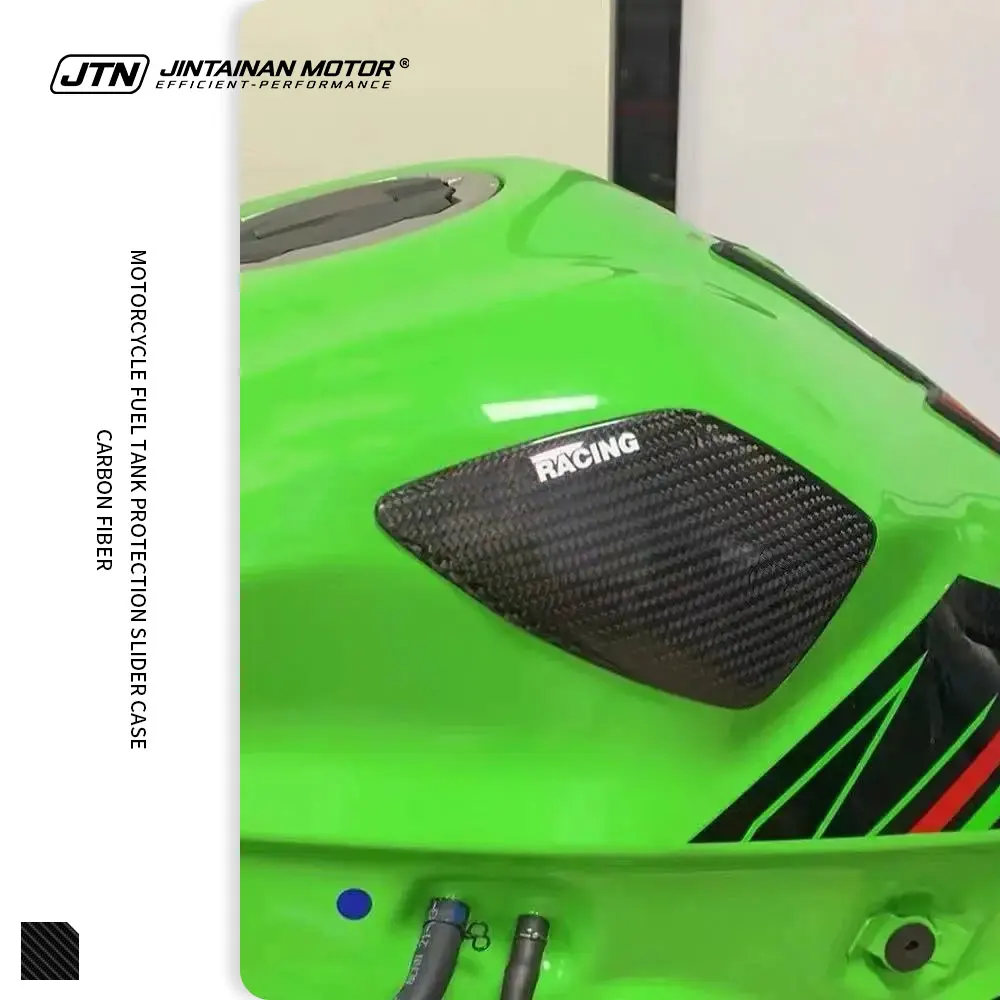 

Fuel Tank Protective Cover For KAWASAKI Ninja ZX4R ZX4RR ZX25R 2020-2026+ Carbon Fiber Block Anti Fall Slider Cover Acces