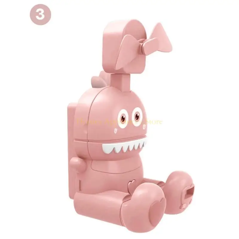 D0AB mini Weararble USB Fan Fan Fan Deseña portátil Monstruos Monstruos USB tipo USB para niños