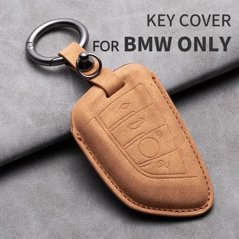 

Leather Car Key Case Cover For BMW F20 F30 F31 F34 F32 F36 G20 G30 F10 F11 F07 G11 X1 X3 F25 X4 F26 X5 F15 X6 F16 X7 I3 M3 M4 M6