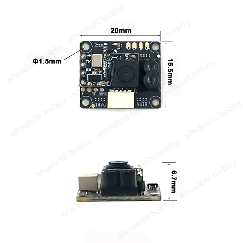 1 Uds 3,5-5,5 V 50Hz módulo de alcance infrarrojo 50 marcos flujo óptico rango dToF Compatible con UART/I2C para Robot Drone RC