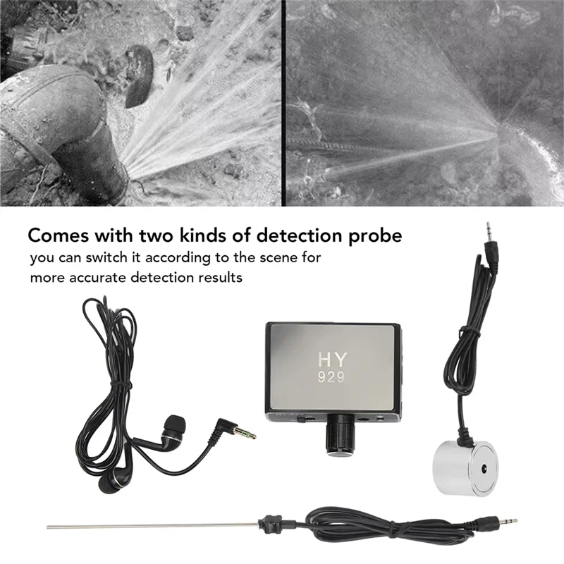 BNVN-Water Pipe Tube Leakage Monitor Tester Kit High Sensitivity Locator Forsite Construction EU Plug