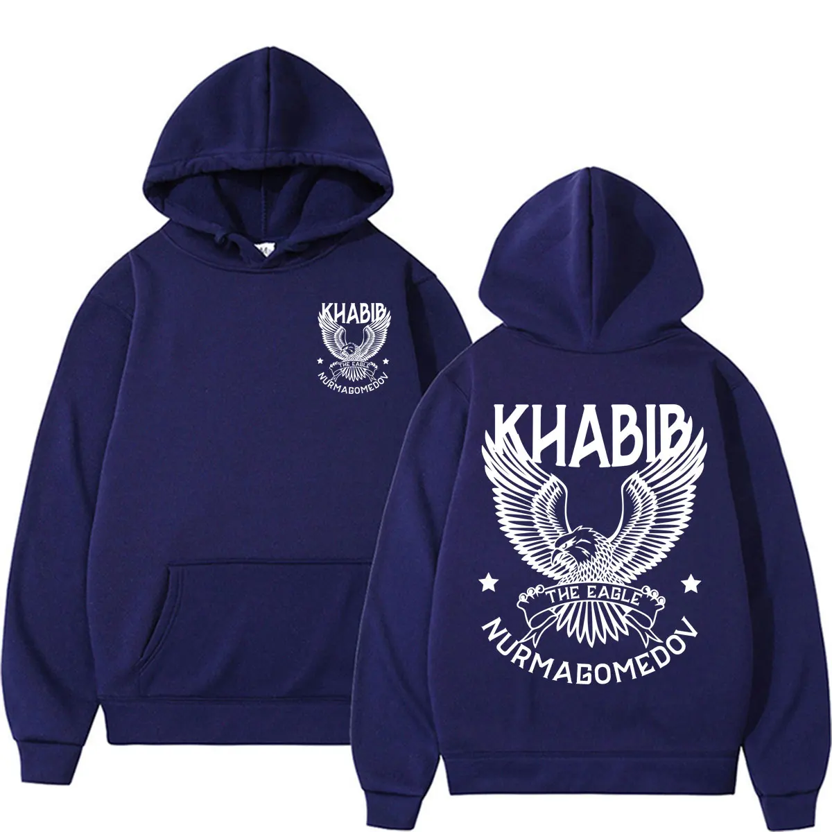 Khabib The Eagle Nurmagomedov Hoodies Herrenbekleidung Mode Gewalt Ästhetik Sweatshirt Herbst Casual Fleece Hoodie Pullover – Detail 7