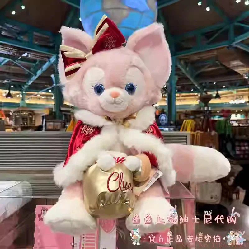 Disneyland lina belle raposa macia boneca de pelúcia kawaii macio animal pelúcia meninas sono travesseiro aniversário presente natal decoração para casa