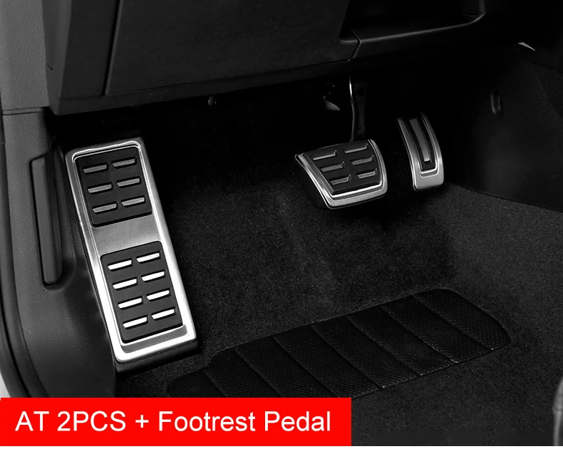 Für Volkswagen VW Polo A05 Golf A7 Passat Auto Fuß Pedale Gaspedal Bremspedal Kupplung Pedale Rest Pedale Innen Zubehör – Detail 1