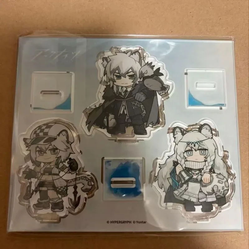 

Anime Cartoon Arknights SilverAsh Cliffheart Pramanix Cosplay Acrylic Desktop Stand Figure Collection Standing Sign Model Plate
