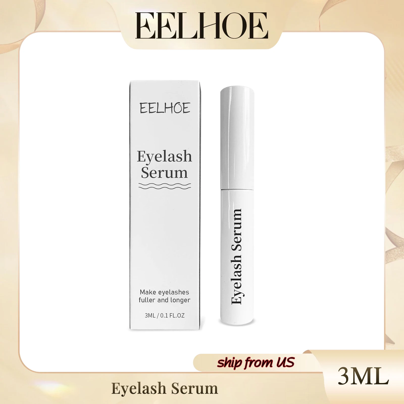 Eelhoe Mascara Moisturizes The Eyebrows And Promotes The Roots Of  The Eyebrows Grow Thick And Naturally Curl  Mascara