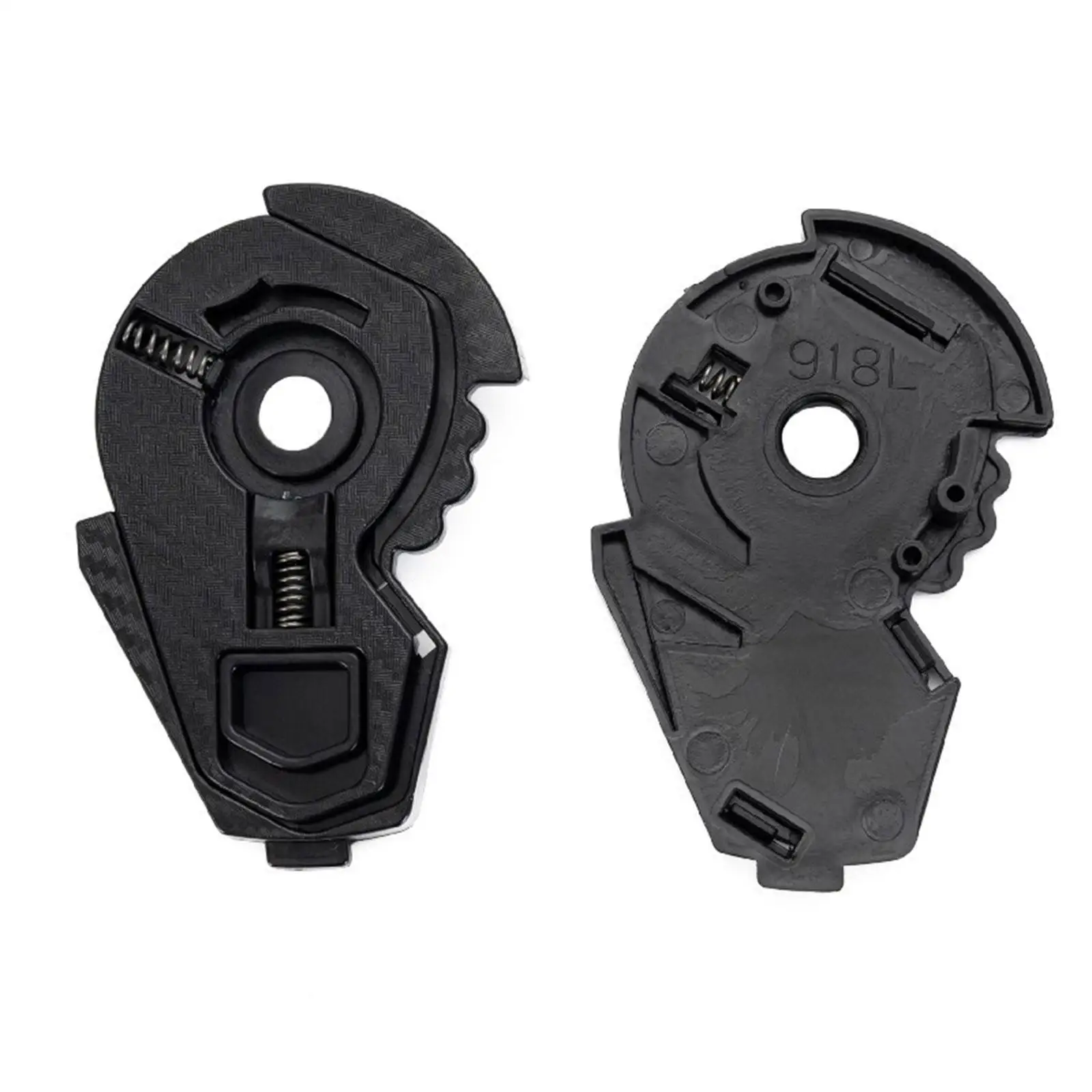 2Pcs Helmet Shield Base Spare Parts Helmet Accessories Replace Parts Motorcycle Helmet Shield Base Helmet Visor Fixing Base